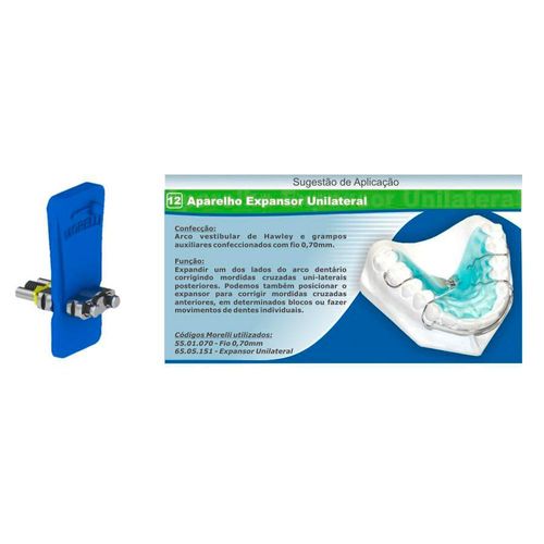 Expansor Ortodôntico Unilateral 6,5mm - Morelli