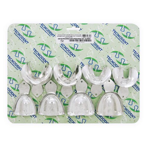 Kit Moldeira Lisa Adulto Alumínio - Tecnodent