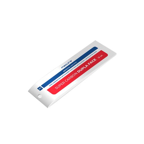 Papel Carbono Oclusal Azul e Vermelho 100 micra Super Carbon - Maquira