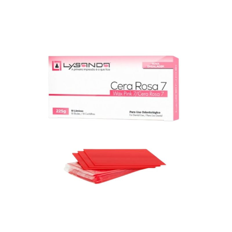 Cera 7 Rosa Lâmina - Lysanda - Dental Med Sul