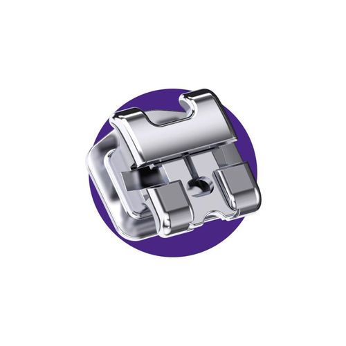 Bráquete de Aço Autoligado Orthoclip SLB Ultra-P  Roth .022 - Orthometric