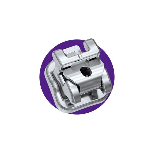 Bráquete Metálico Autoligado SLB U-Clip Roth 022 - Orthometric