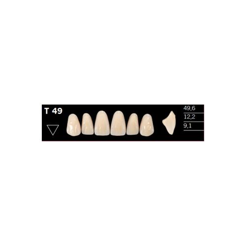 Dente Acrílico Tripla Anterior Superior Delara - Kulzer