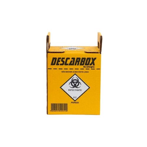 Coletor de Materiais Perfurocortantes 7L - Descarbox Premium