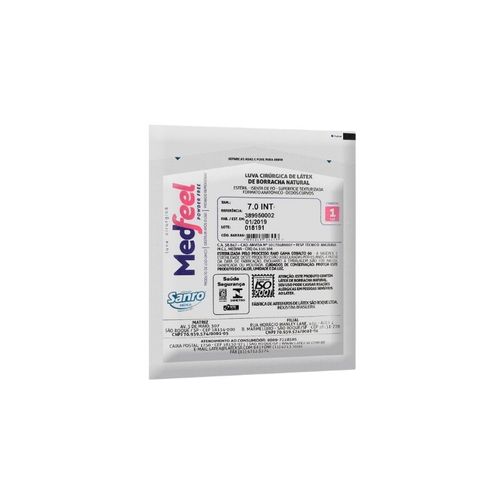 Luva Medfeel Powder Free 7,0 - Sanro