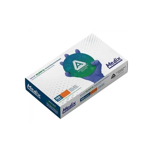 Luva para Procedimento Nitrilo Azul Violeta - Medix