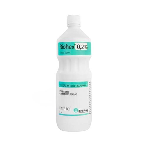 Solução Antisséptica Aquosa Riohex 0,2% - Rioquímica