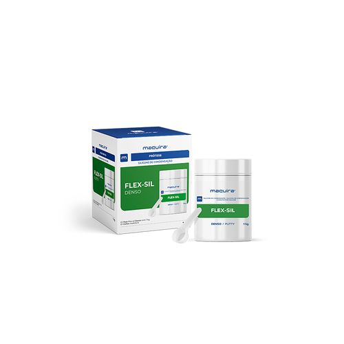 Silicone de Condensação Flex-Sil Denso 1kg - Maquira