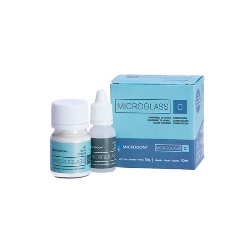 Venc.30/07/2025 - Ionômero de Vidro para Cimentação Microglass C - Microdont