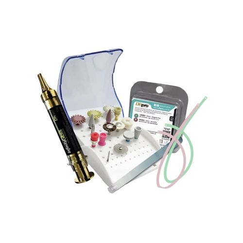 Kit para Acabamento e Polimento de Resina Composta Dr Vladja Torno - DH Pro