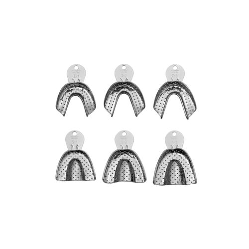Kit Moldeira Dentado Adulto Perfurada - Tecnodent