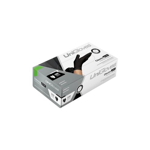 Luva de Procedimento em Látex Black com Pó - Unigloves