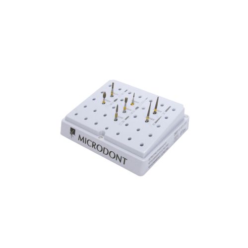 Kit de Pontas Diamantadas Acabamento Ultrafino - Microdont