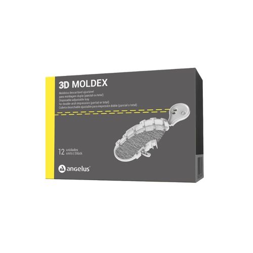 Moldeira Dupla Descartável Parcial Adulto Moldex 3D - Angelus