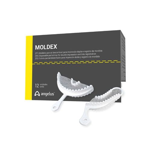 Moldeira Dupla Descartável Parcial Moldex Sortido - Angelus