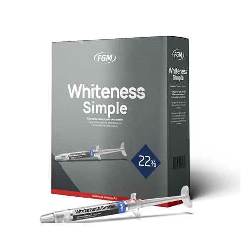 Kit Clareador Whiteness Simple 22% - FGM
