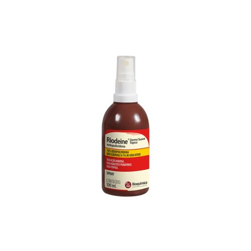 Antisséptico Riodeine Dermo Suave Tópico Spray - Rioquímica