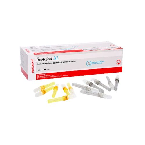 Agulha Gengival Septoject XL 27G - Septodont