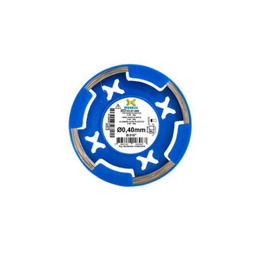 Fio Ortodôntico CrNi Duro Elástico Ø0,40mm (.016) - Morelli