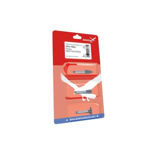 Mini Kit Polidor Ultra Alloy - American Burrs