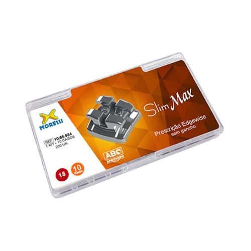 Kit de Bráquetes Edgewise Slim Max .018" - Morelli