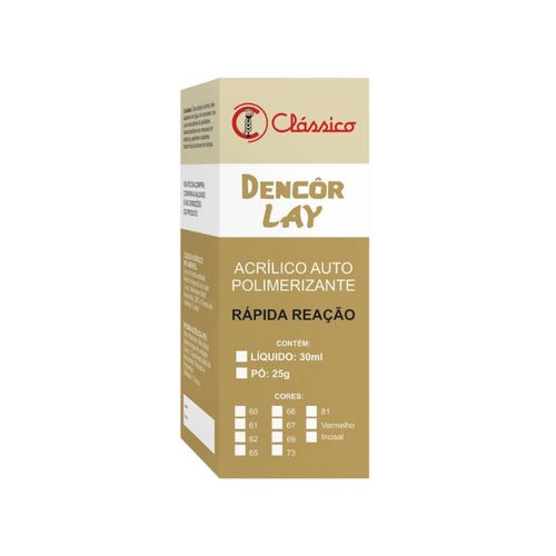 Resina Acrílica DencorLay Líquido - Clássico