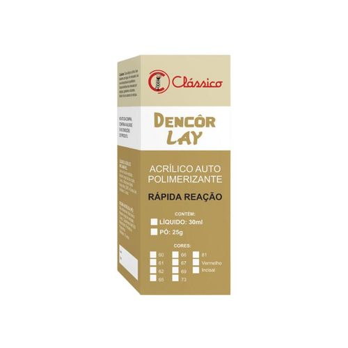 Resina Acrílica Dencor Lay Pó - Clássico