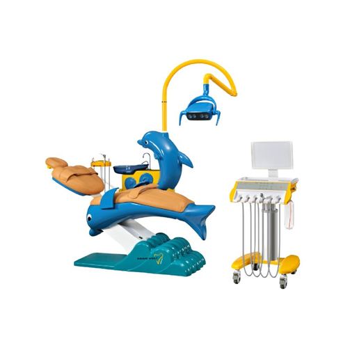 Cadeira Odontopediátrica Golfinho - Dentemed