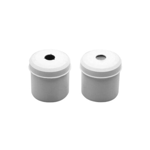Porta Algodão Limpo e Servido Plástico Branco - Fava