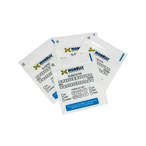 Embalagem Para Elásticos Ortodônticos Zip Bag - Morelli
