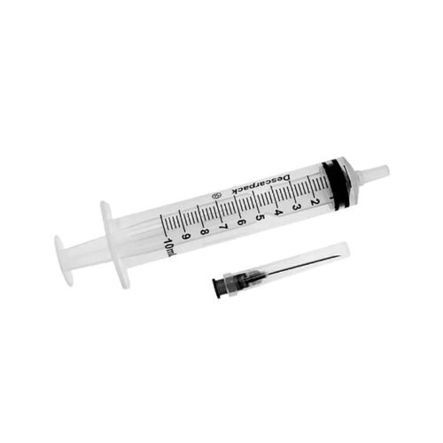 Seringa Descartável Slip Com Agulha 10ml - Descarpack