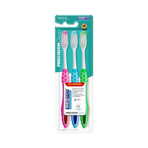 Escova Dental Adulto Precision Clean - Medfio