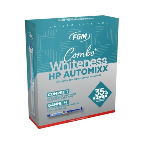 Kit Clareador Whiteness HP Automixx 35% + Clareador Whiteness Perfect 16% - FGM