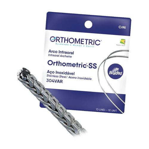 Arco Aço SS Braided Retangular - Orthometric