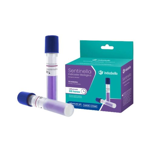 Indicador Biológico Esterilização Vapor - Indusbello