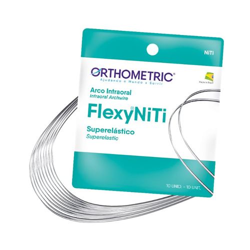 Arco Flexy NiTi Superelástico Retangular - Orthometric