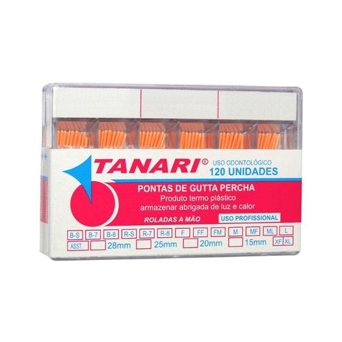 Cone de Guta Percha Acessoria 20mm- Tanari