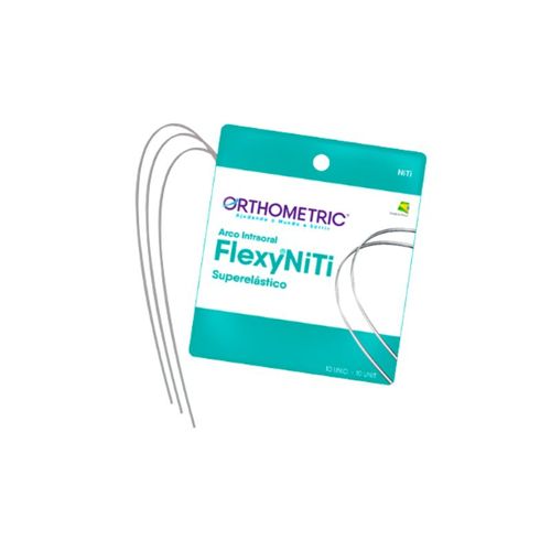 Arco Flexy NiTi Superelástico Redondo - 0,020 - Orthometric
