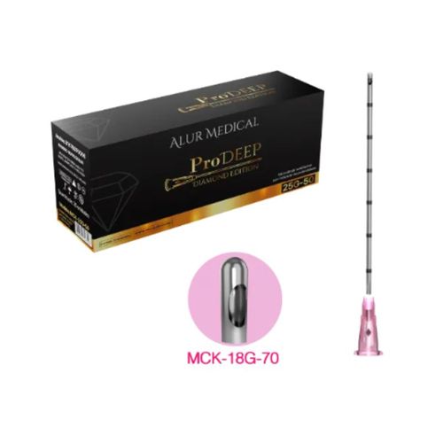 Microcânula Metálica Semi-Flexível Pro Deep 70mm - Alur
