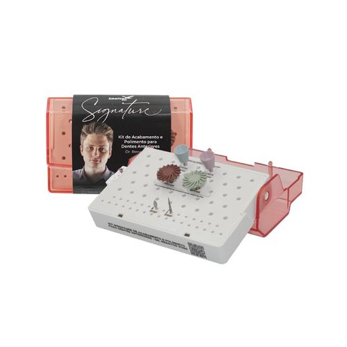 Kit Acabamento e Polimento Dentes Anteriores Dr. Renato Voss  Signature - American Burrs