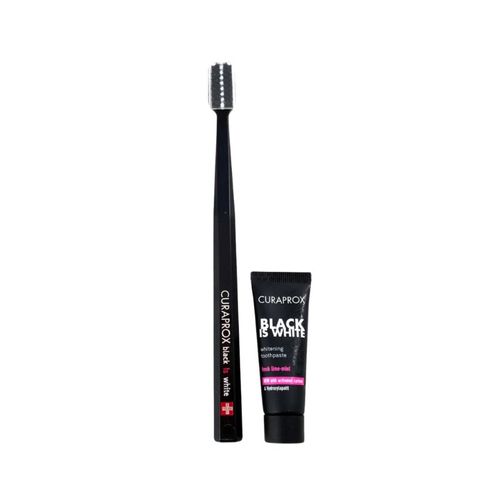 Kit Creme Dental Black is White - Curaprox