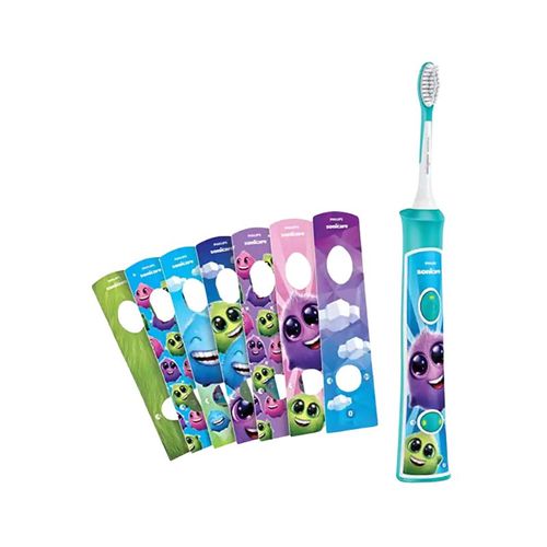 Escova Dental Elétrica Infantil Sonic Pro Kids + Adesivos - Colgate