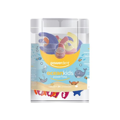 Fio Dental Infantil Floss Ocean Kids - Powerdent