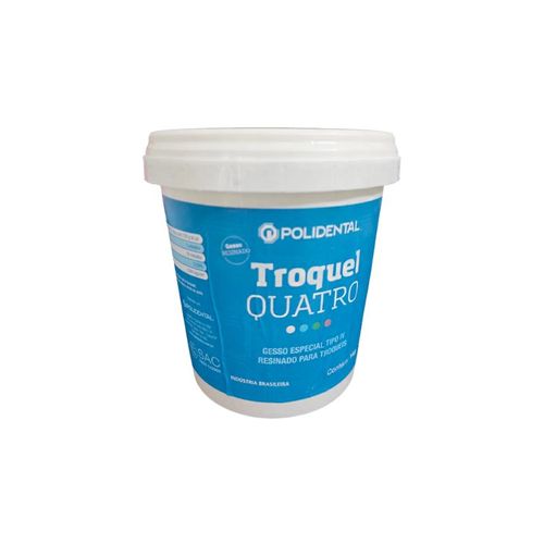 Gesso Troquel Quatro Especial Tipo IV 1kg - Polidental