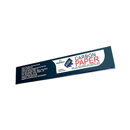 Papel Carbono Oclusal Azul - Iodontosul
