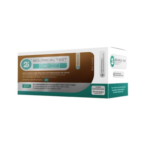 Indicador Biológico Esterilização Vapor 8h - 2i