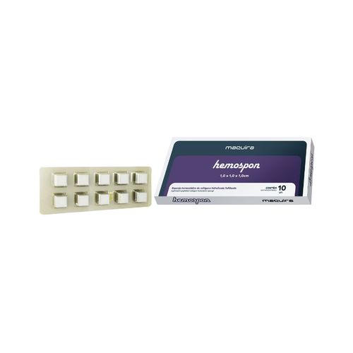 Esponja Hemostática Hemospon 10un - Maquira