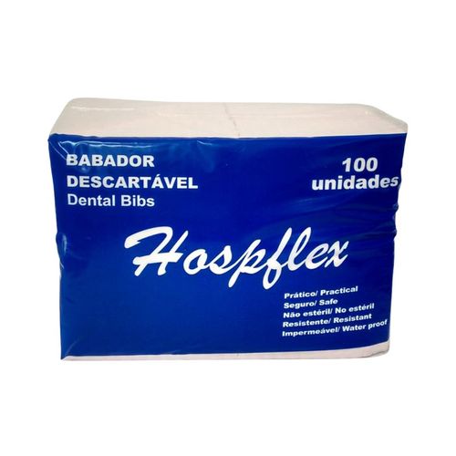 Babador Descartável Dental Bibs - Hospflex