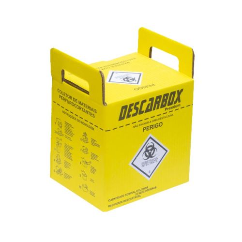 Coletor de Materiais Perfurocortantes - Descarbox Premium