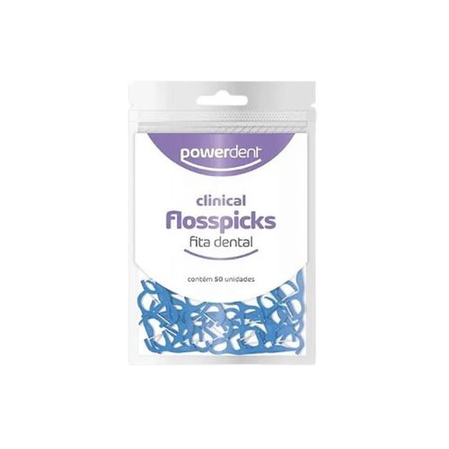 Floss Picks Adulto Com 50 Unidades - Powerdent